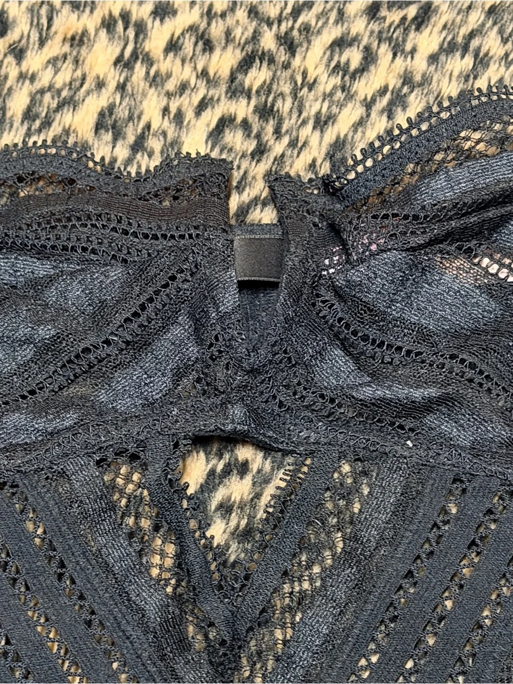 NWT Victoria Secret Black Lace Chemise with Garter Straps